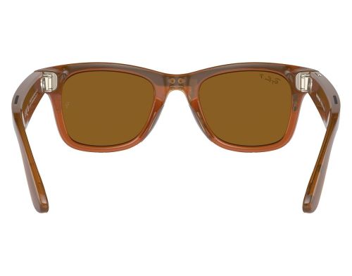 Смарт-очки Ray-Ban Meta Wayfarer Shiny Caramel Frame Brown Lenses (RW4008 670683 53-22) фото №3