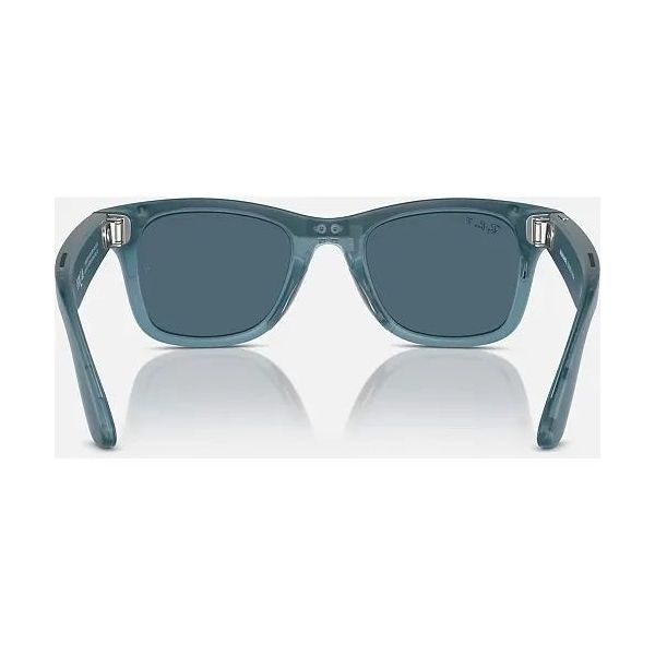 Смарт-очки Ray-Ban Meta Wayfarer Matte Jeans Frame Dusty Blue Lenses (RW4006 67552V 50-22) фото №3