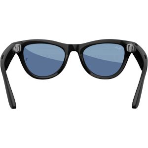 Смарт-очки Ray-Ban Meta Skyler Shiny Black Frame Clear/Cerulean Blue Transitions Lenses (RW4010 601/MF 52-20)