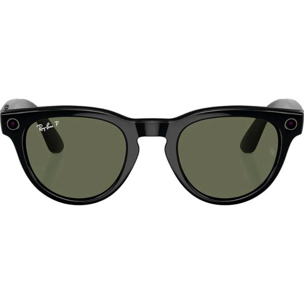 Смарт-очки Ray-Ban Meta Headliner Shiny Black Frame/Green Lenses (RW4009 601/9A 50-23) фото №2