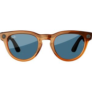Смарт-очки Ray-Ban Meta Headliner Shiny Caramel Frame Clear/Sapphire Transitions (RW4009 6706MF 50-23)