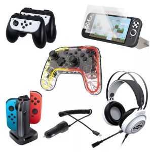 Чехол Bionik Pro Kit Plus+ Essential Accessories For Nintendo Switch OLED