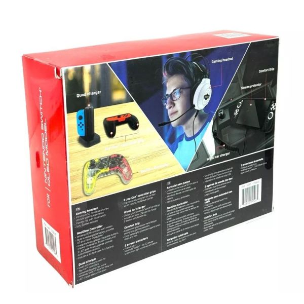 Чехол Bionik Pro Kit Plus+ Essential Accessories For Nintendo Switch OLED фото №3
