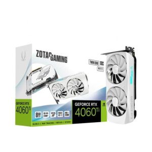Видеокарта Zotac GAMING GeForce RTX 4060 Ti 8GB Twin Edge OC White Edition (ZT-D40610Q-10M)