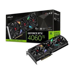 Видеокарта PNY GeForce RTX 4060 Ti 8GB XLR8 Gaming VERTO EPIC-X RGB (VCG4060T8TFXXPB1)