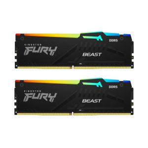 Оперативная память Kingston Fury (ex.HyperX) DDR5 32GB (2x16GB) 5600 MHz Beast AM5 Black (KF556C36B