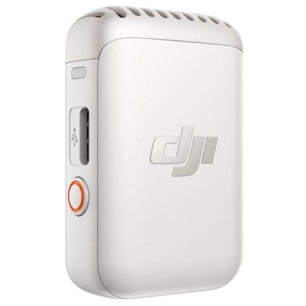 Передавач радіосистеми DJI Mic 2 Transmitter Pearl White (CP.RN.00000329.01) фото №2