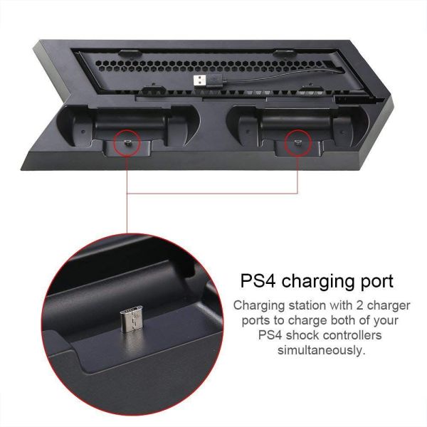 Підставка Dobe charging Stand for PS4 consoles( Pro/ Slim/ FAT) фото №2