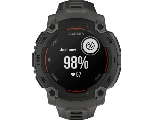 Смарт-часы Garmin Instinct E 45mm Black with Charcoal Band (010-02933-00) фото №3