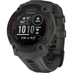 Смарт-часы Garmin Instinct E 45mm Black with Charcoal Band (010-02933-00)