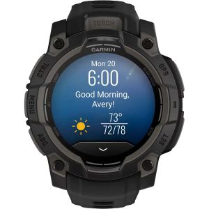 Смарт-часы Garmin Instinct 3 45mm AMOLED Black with Black Band (010-02936-00)