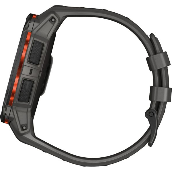 Смарт-часы Garmin Instinct 3 50mm Solar Black with Charcoal Band (010-02935-00) фото №3