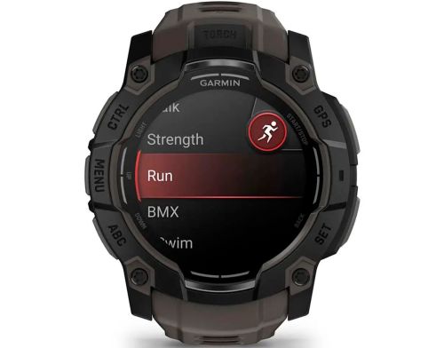Смарт-часы Garmin Instinct 3 50mm AMOLED Black with Charcoal Band (010-03020-00) фото №3