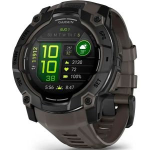 Смарт-часы Garmin Instinct 3 50mm AMOLED Black with Charcoal Band (010-03020-00)