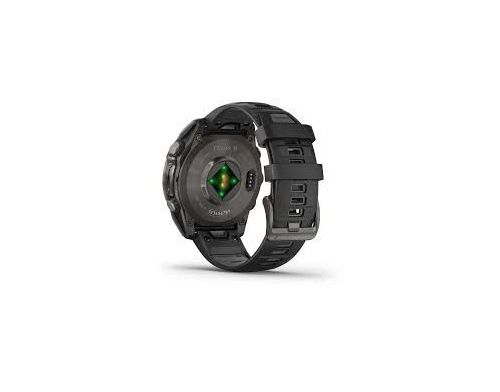 Смарт-часы Garmin Fenix 8 47mm AMOLED Sapphire Carbon Gray DLC Titanium w. Black/Pebble Gray S. Band (010-02904-20/21) фото №2