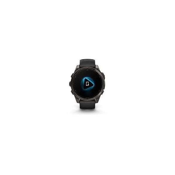 Смарт-часы Garmin Fenix 8 47mm AMOLED Sapphire Carbon Gray DLC Titanium w. Black/Pebble Gray S. Band (010-02904-20/21) фото №3