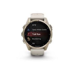 Смарт-часы Garmin Fenix 8 43mm AMOLED Sapphire Soft Gold w. Fog Gray/Dark Sandstone S. Band (010-02903-10/11)