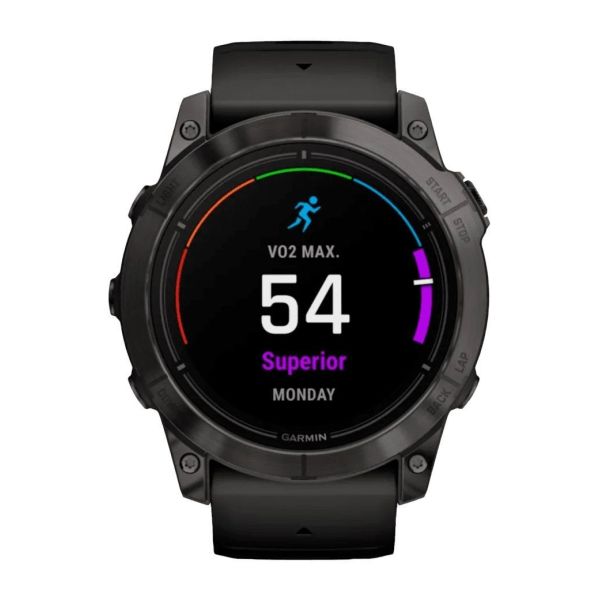 Смарт-часы Garmin Epix Pro Gen 2 Sapphire 51mm Carbon G. DLC Tit. with Black Band (010-02804-00/01/53) фото №2