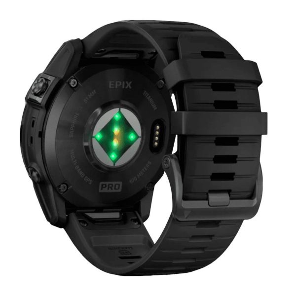 Смарт-часы Garmin Epix Pro Gen 2 Sapphire 51mm Carbon G. DLC Tit. with Black Band (010-02804-00/01/53) фото №3