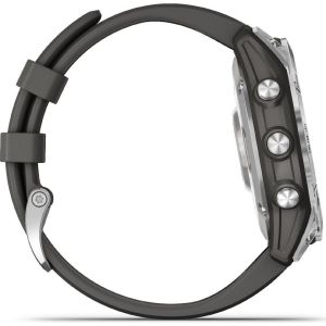 Смарт-годинник Garmin Fenix 7 Silver with Graphite Band (010-02540-00/01)