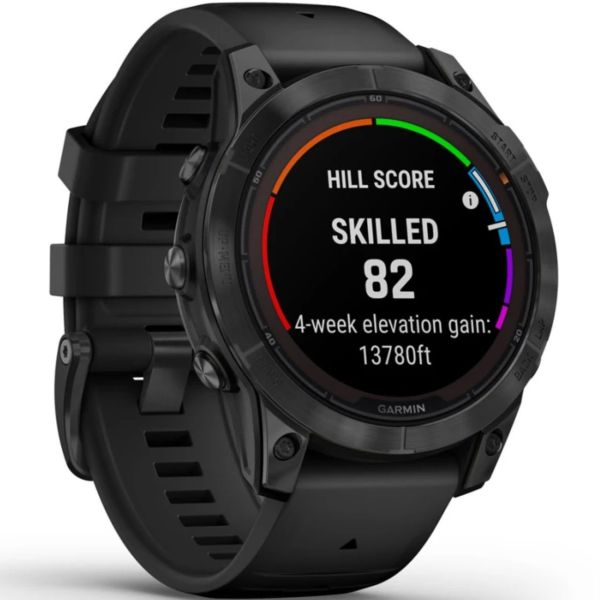 Смарт-часы Garmin Fenix 7 Pro Solar Slate Gray w. Black Band (010-02777-00/01) фото №3