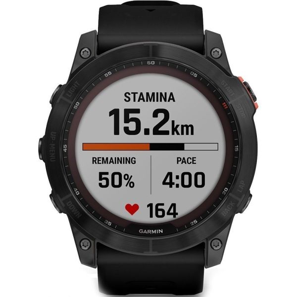 Смарт-часы Garmin Fenix 7X Solar Slate Gray with Black Band (010-02541-00/01/0A) фото №3