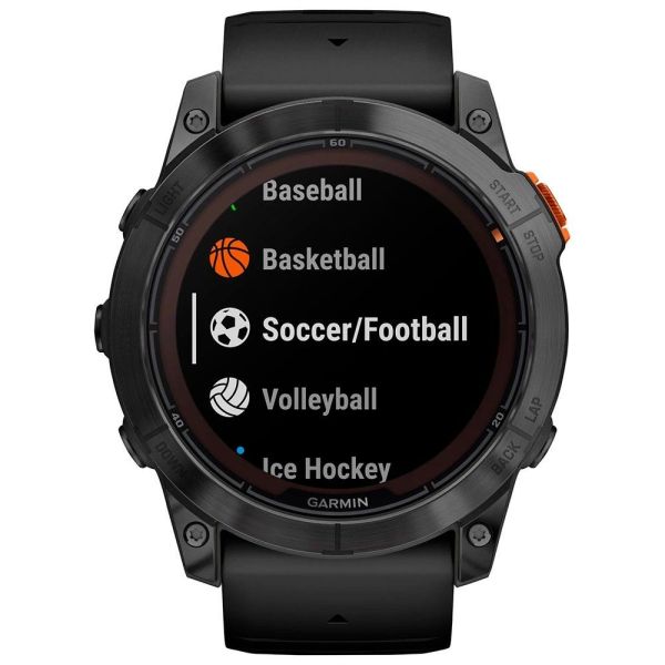 Смарт-годинник Garmin Fenix 7X Solar Slate Gray w. Black Band (010-02778-00/01) фото №2