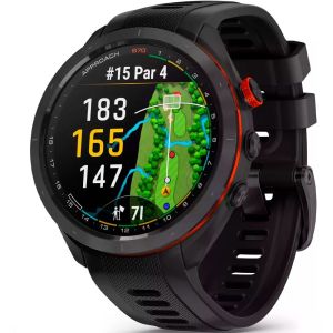 Смарт-годинник Garmin Approach S70 47mm B. Ceramic Bezel w. Black S. Band (010-02746-02/12)