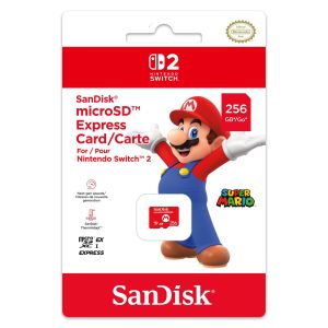 Карта пам'яті SanDisk 256 GB microSDXC Express для Nintendo Switch 2 (SDSQXFN-256G-GR6ZN)