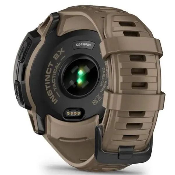 Смарт-часы Garmin Instinct 2X Solar - Tactical Edition Coyote Tan (010-02805-12/02/64) фото №2