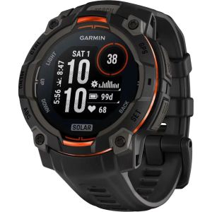 Смарт-часы Garmin Instinct 3 45mm Solar Black with Black Band (010-02934-00)