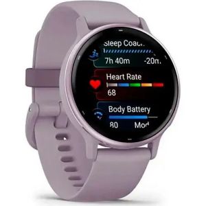Смарт-часы Garmin vivoactive 5 Metallic Orchid Aluminum Bezel with Orchid Case and Silicone (010-02862-13)