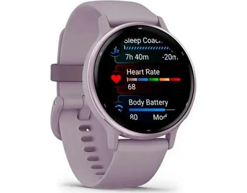 Смарт-часы Garmin vivoactive 5 Metallic Orchid Aluminum Bezel with Orchid Case and Silicone (010-02862-13) фото №2