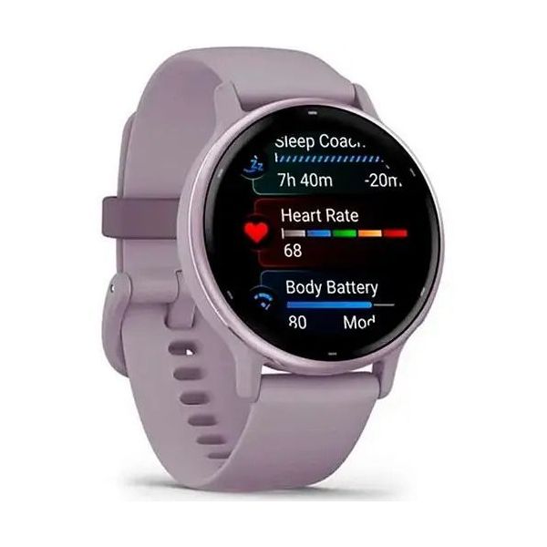 Смарт-часы Garmin vivoactive 5 Metallic Orchid Aluminum Bezel with Orchid Case and Silicone (010-02862-13) фото №2