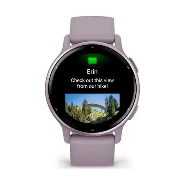 Смарт-часы Garmin vivoactive 5 Metallic Orchid Aluminum Bezel with Orchid Case and Silicone (010-02862-13) фото №3