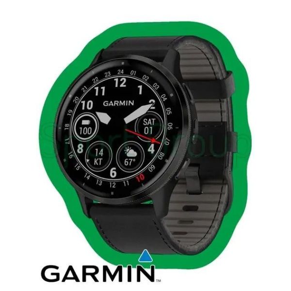 Смарт-часы Garmin Venu 3 Slate S. Steel Bezel w. Black Case and Leather Band (010-02784-52/02) фото №2