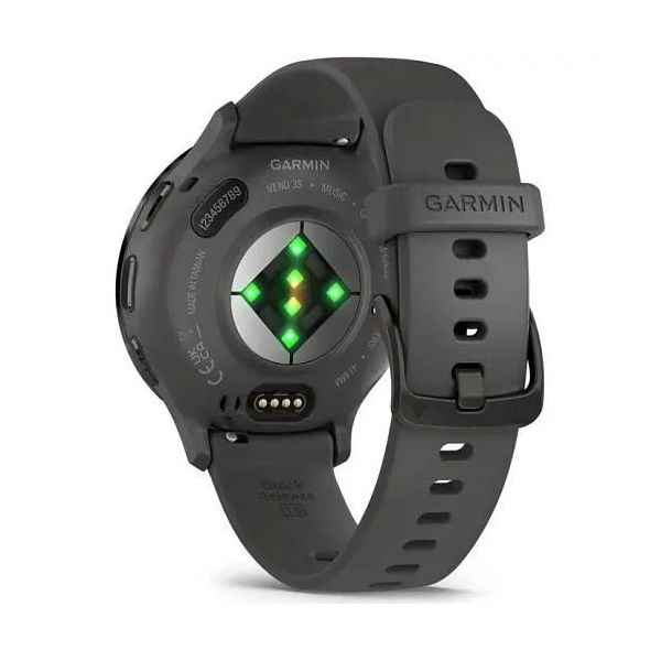 Смарт-часы Garmin Venu 3S Slate S. Steel Bezel w. Pebble Gray Case and S. Band (010-02785-00/50) фото №3