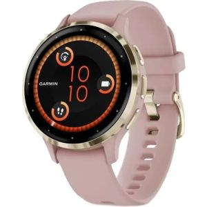 Смарт-часы Garmin Venu 3S Silver S. Steel Bezel w. Sage Gray Case and S. Band (010-02785-01/51)