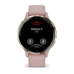 Смарт-часы Garmin Venu 3S Silver S. Steel Bezel w. Sage Gray Case and S. Band (010-02785-01/51)