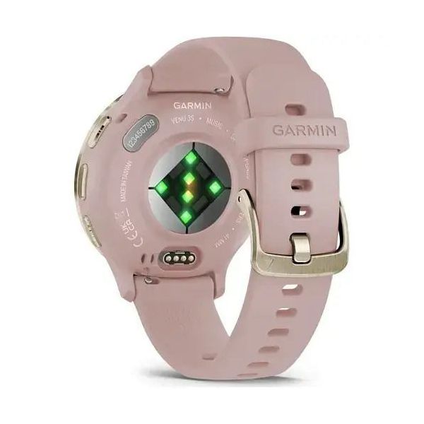 Смарт-годинник Garmin Venu 3S Soft Gold S. Steel Bezel w. Dust Rose Case and S. Band (010-02785-03/53) фото №3