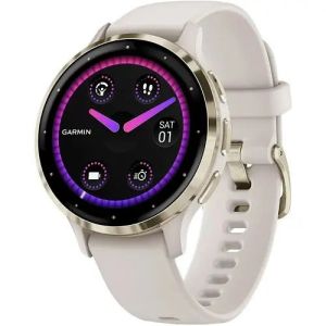 Смарт-часы Garmin Venu 3S Soft Gold S. Steel Bezel with Ivory Case and S. Band (010-02785-04/54)