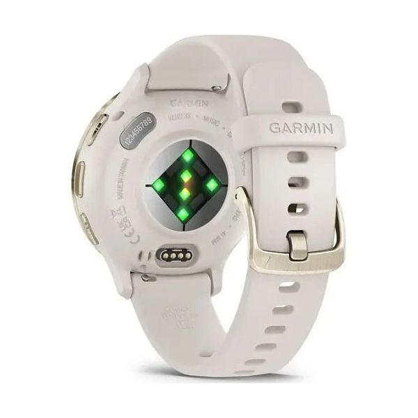 Смарт-часы Garmin Venu 3S Soft Gold S. Steel Bezel with Ivory Case and S. Band (010-02785-04/54) фото №3
