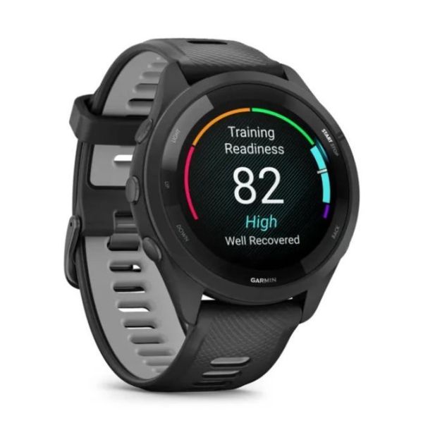 Смарт-часы Forerunner 265 Black Bezel and Case w. Black/Powder Gray Silicone Band (010-02810-00/10/50) фото №4