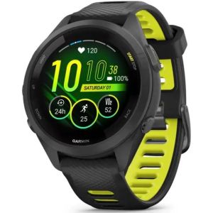 Смарт-часы Forerunner 265 Black Bezel w. Whitestone Case and Whitestone/Tidal Blue S. Band (010-02810-01/11/51)