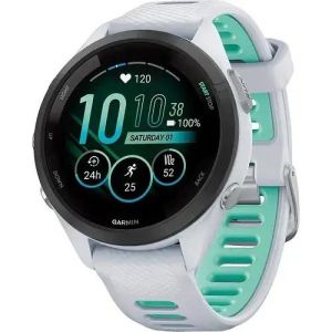 Смарт-часы Forerunner 265S Black Bezel w. Whitestone Case and Whitestone/Neo Tropic S. Band (010-02810-04/14/5