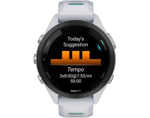 Смарт-часы Forerunner 265S Black Bezel w. Whitestone Case and Whitestone/Neo Tropic S. Band (010-02810-04/14/5 фото №2