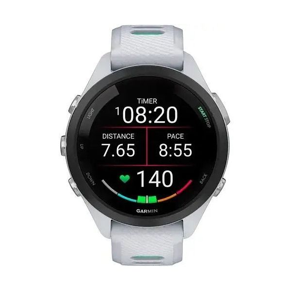 Смарт-часы Forerunner 265S Black Bezel w. Whitestone Case and Whitestone/Neo Tropic S. Band (010-02810-04/14/5 фото №3