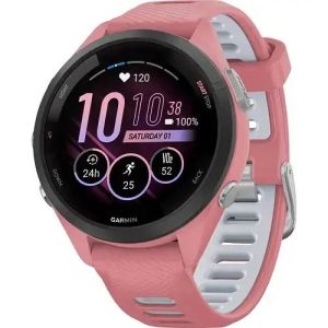 Смарт-часы Forerunner 265S Black Bezel w. Light Pink Case and Light Pink/Whitestone S. Band (010-02810-05/15/5