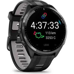 Смарт-часы Forerunner 965 Carbon Gray Titanium Bezel w. Blk Case and Blk/Powder Gray S. Band (010-02809-00/10/