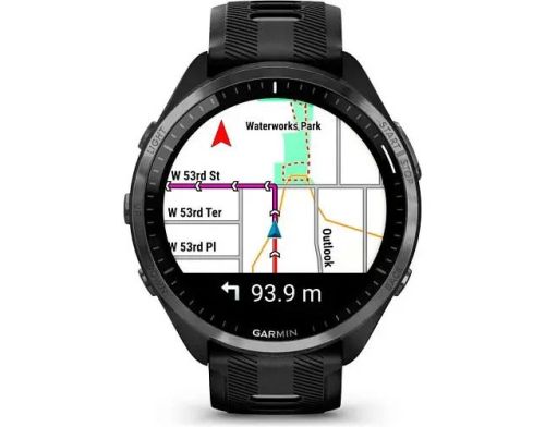 Смарт-часы Forerunner 965 Carbon Gray Titanium Bezel w. Blk Case and Blk/Powder Gray S. Band (010-02809-00/10/ фото №3